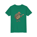 Kiwi Bird Guitar Youth Tee — Cute Musical Kiwi Kids T‑Shirt