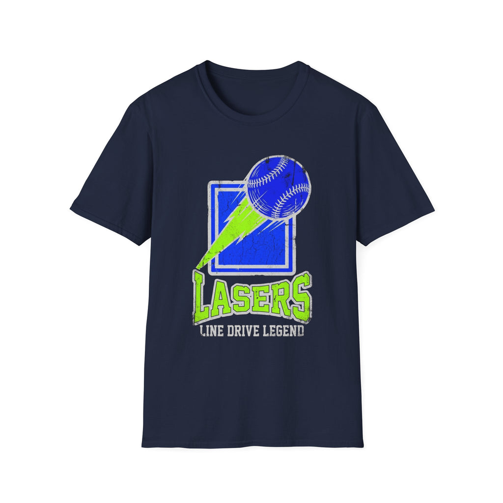 'Lasers - Line Drive Legend' Baseball T