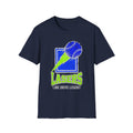'Lasers - Line Drive Legend' Baseball T + Adult Size