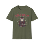 Stay Calm Capybara Samurai T + Adult Size