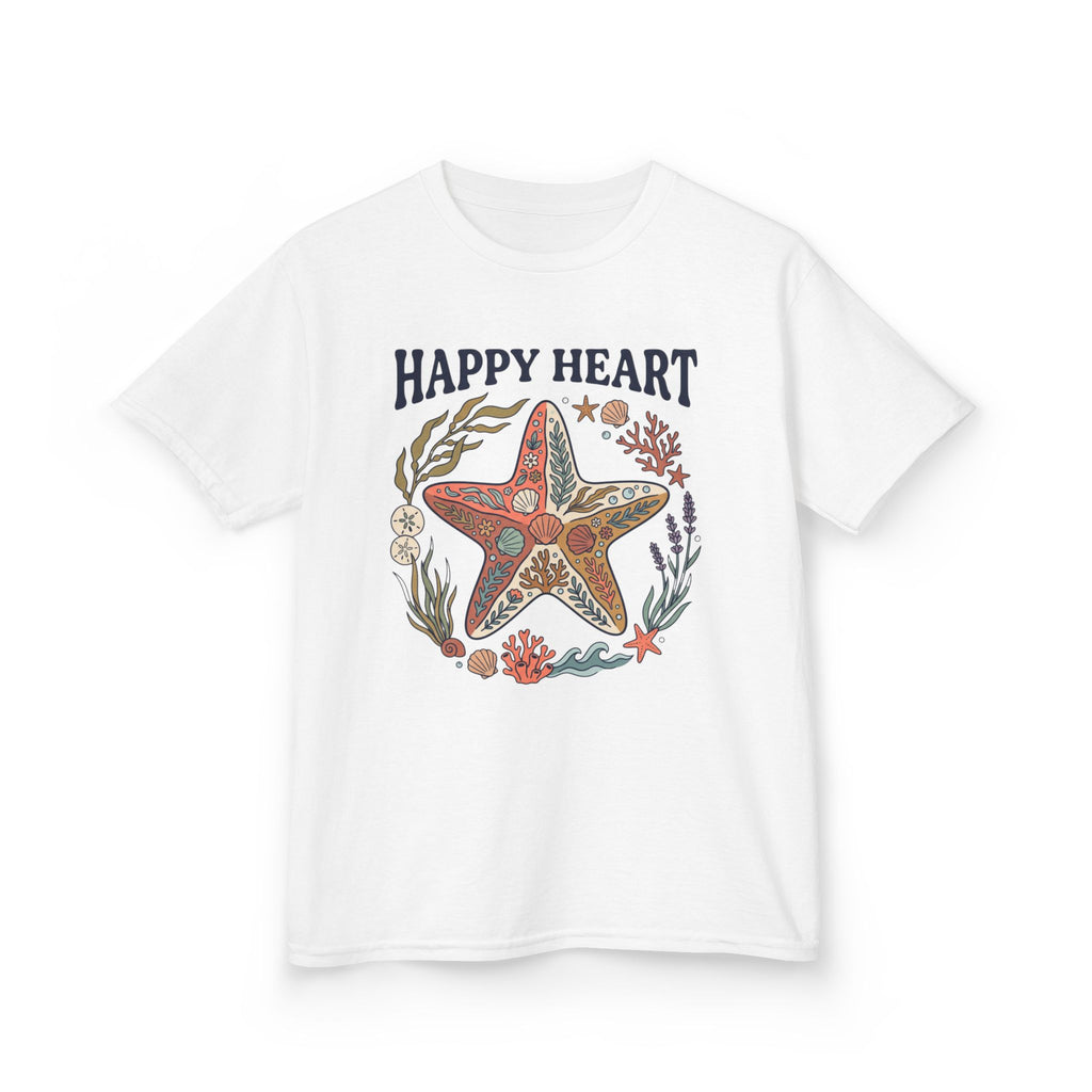 "Happy Heart" Starfish Beach Graphic T