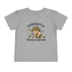 "Currently Investigating" Little Girl Explorer Shirt