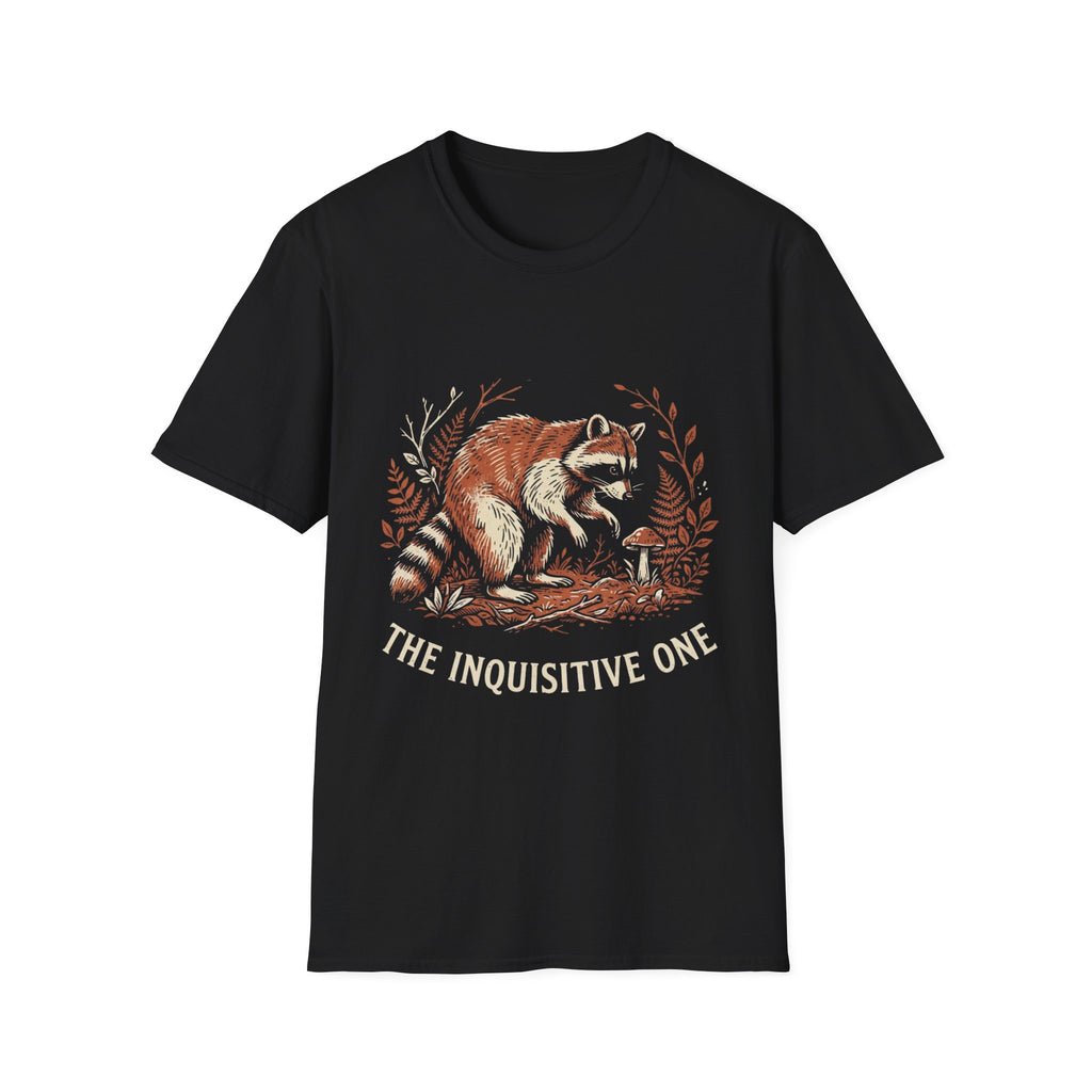 The Inquisitive One Raccoon T + Adult Size