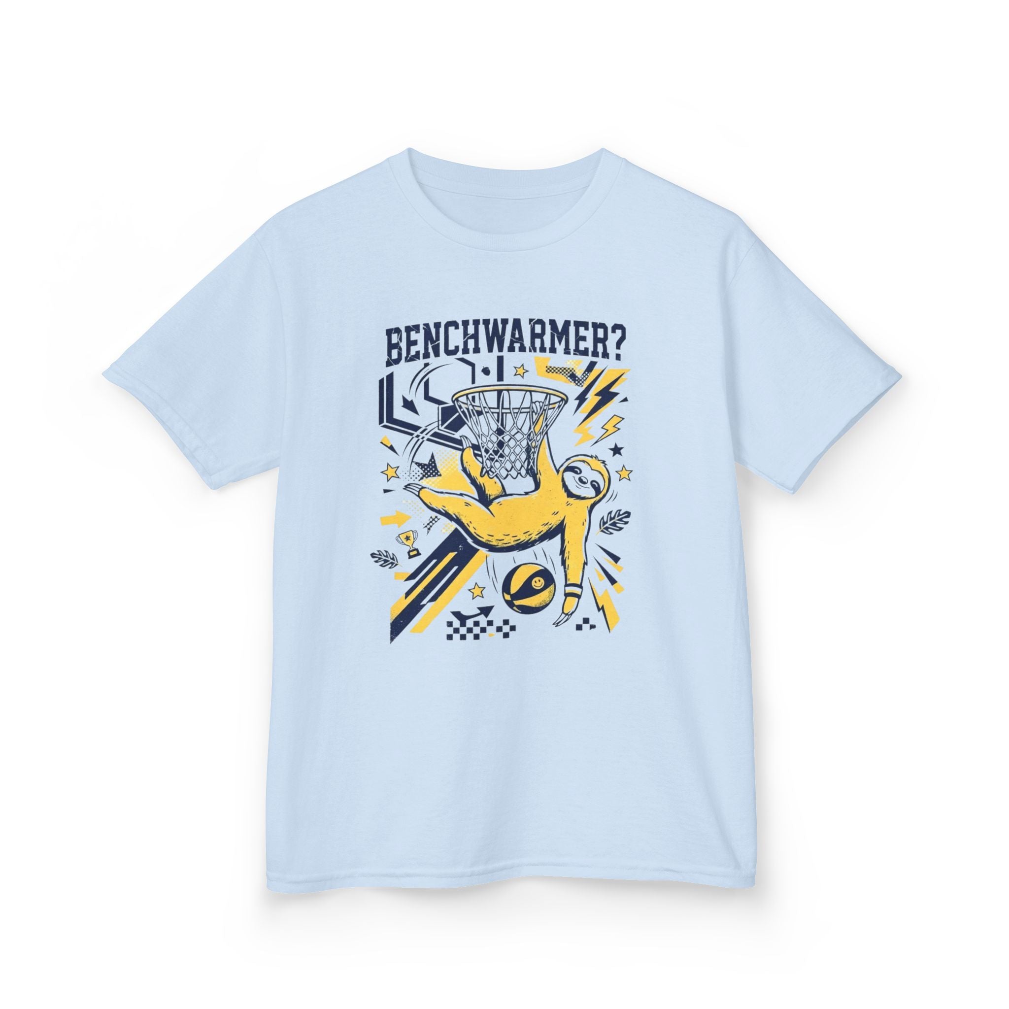 “Benchwarmer?” Slam Dunkin Sloth Graphic Tee