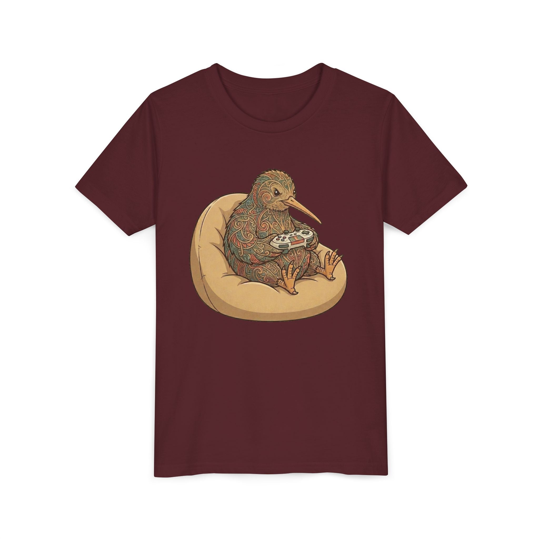 Youth Tee —Kiwi Bird Gaming Graphic