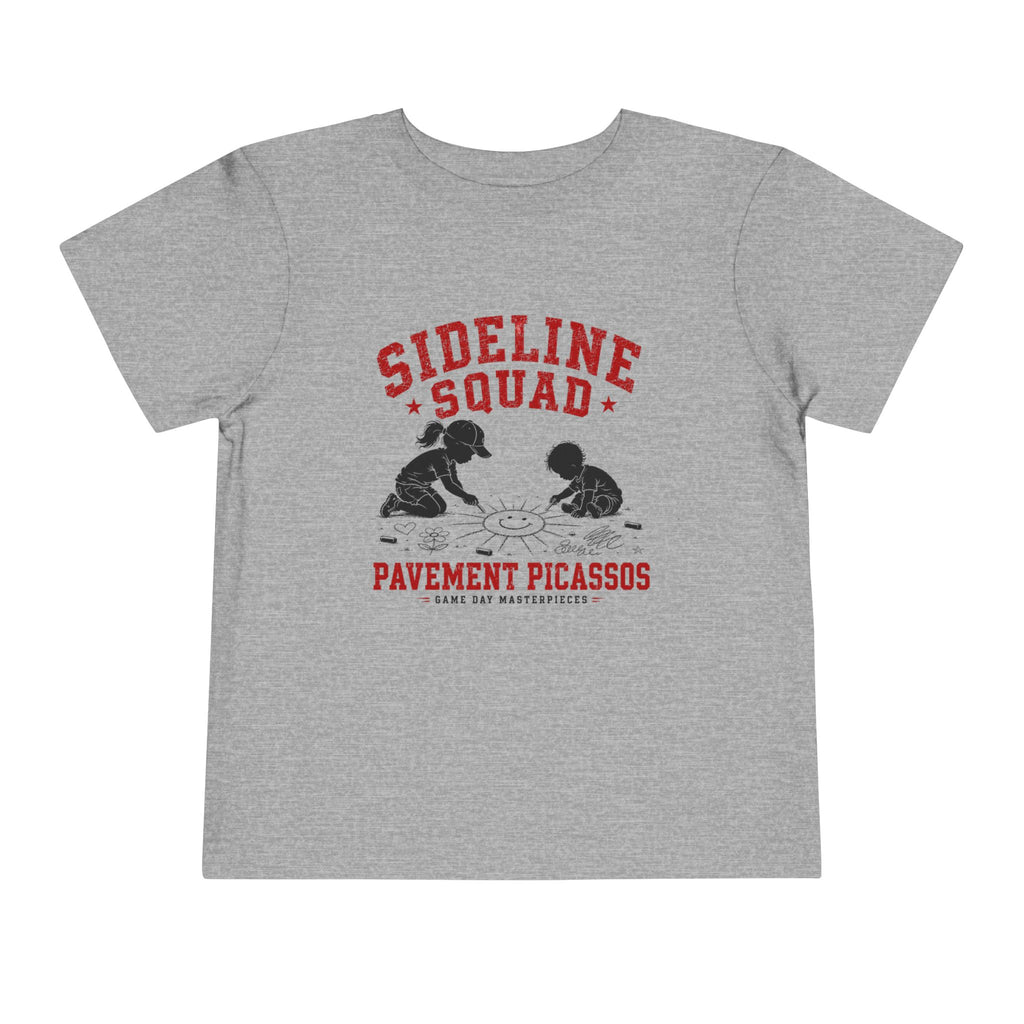 "Sideline Squad" Pavement Picassos Toddler Tee