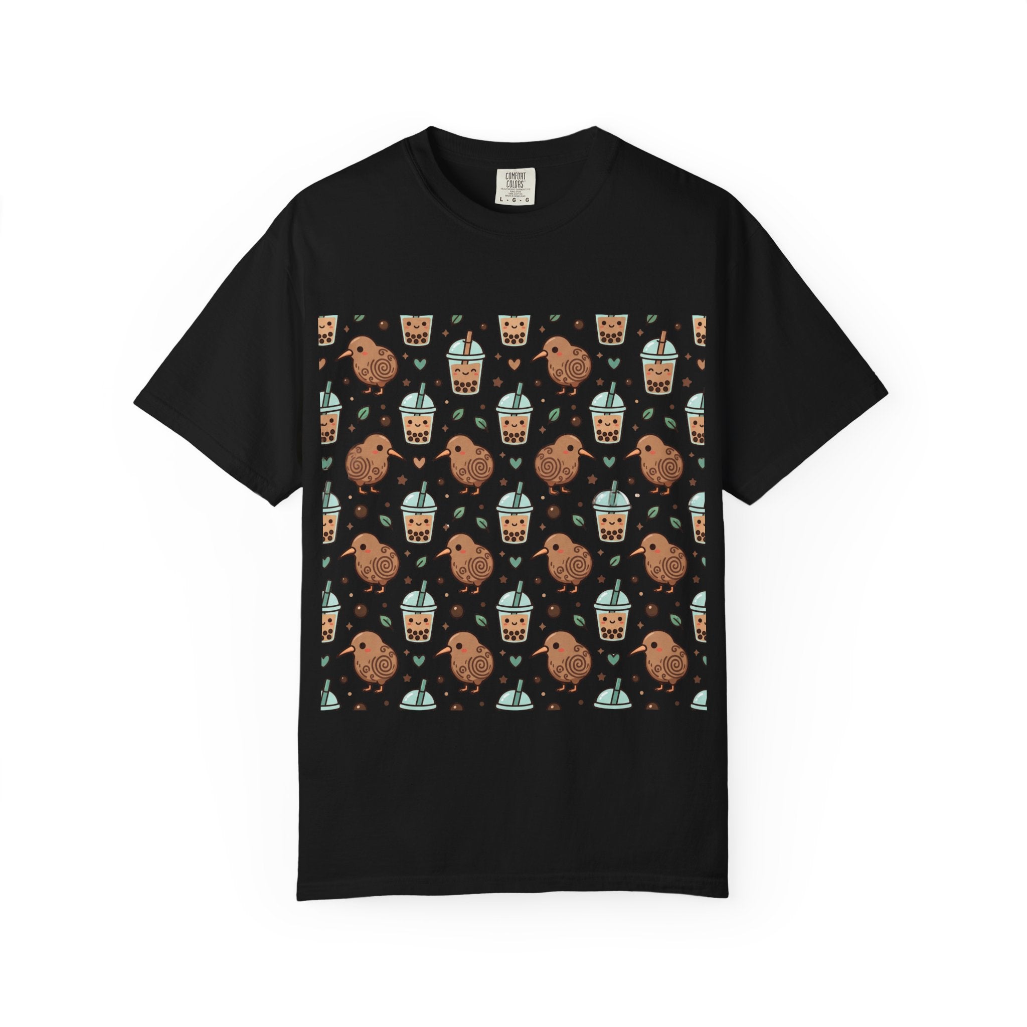 Kiwi & Boba Love + All-Over Print Tee
