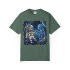 Astronaut & Alien Friendship Tee — Space Adventure Graphic T-Shirt