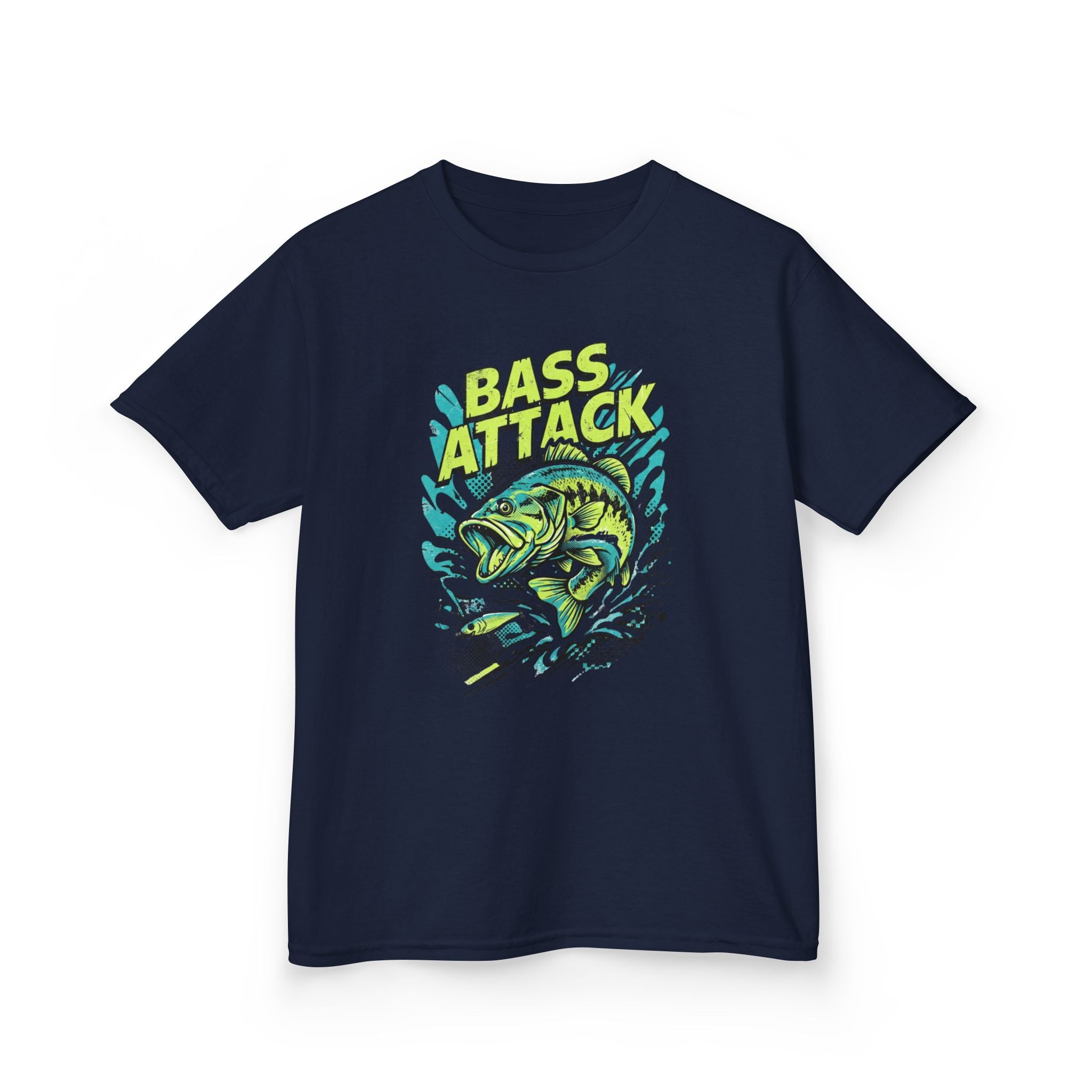 'Bass Attack' Kids Fishing T
