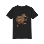 Youth Tee — Whimsical Maori-Style Kiwi Bird Kids Shirt