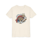 Royal Kiwi Youth T‑Shirt — Crowned Kiwi with Cape Kids Tee