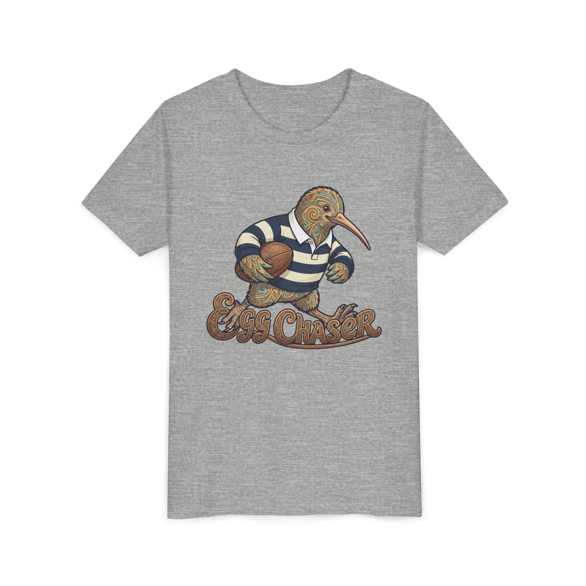 Kiwi Rugby Youth Tee — 'Egg Chaser' Vintage Sports Kids Shirt