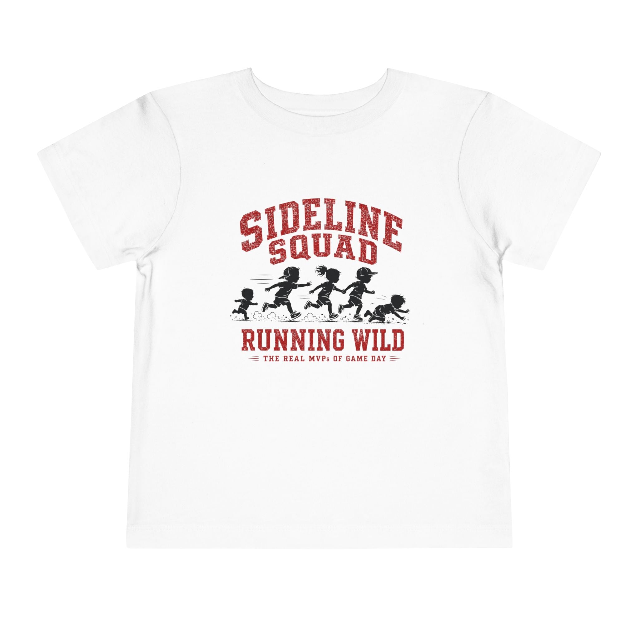 "Sideline Squad Running Wild" Toddler Sports Fan Shirt