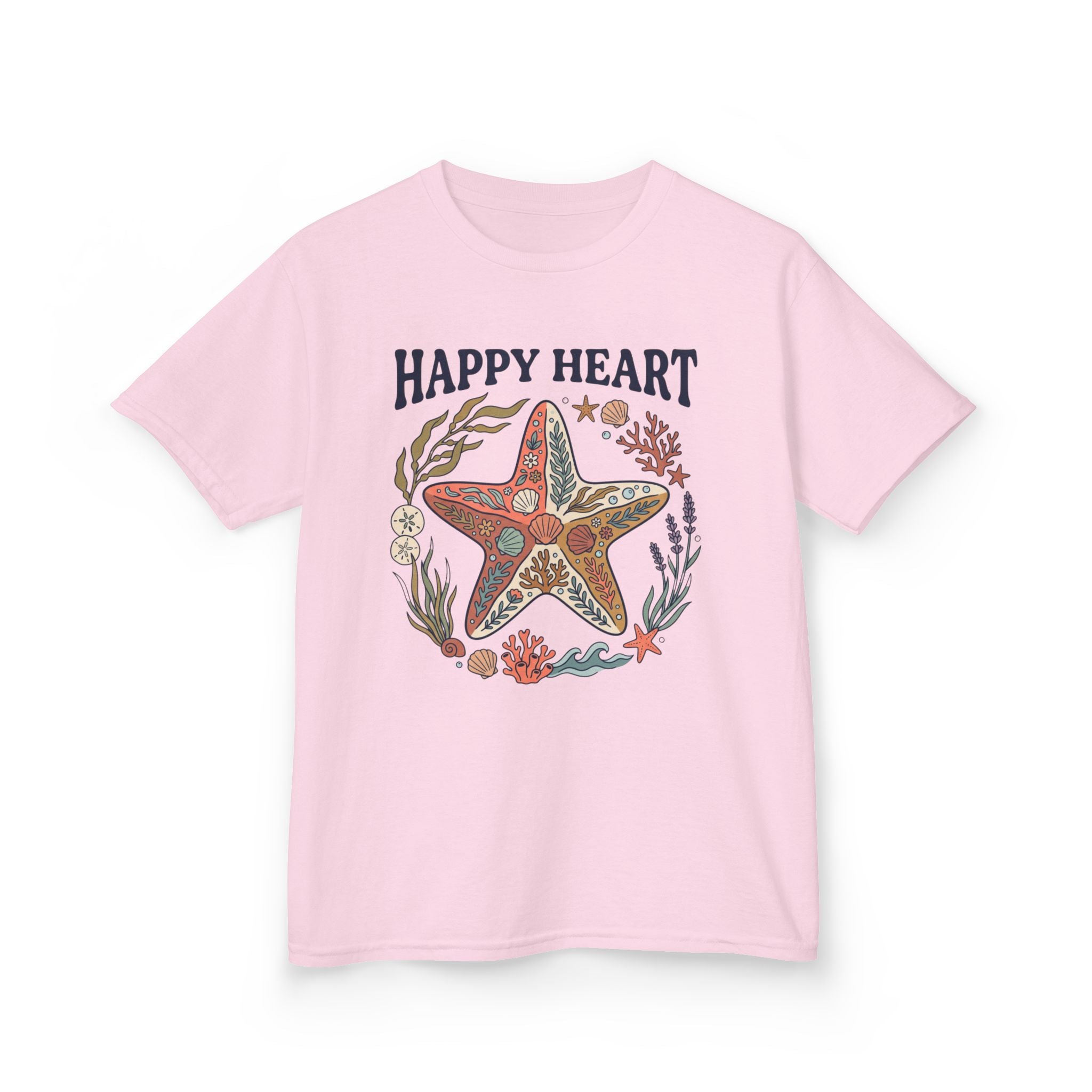 "Happy Heart" Starfish Beach Graphic T