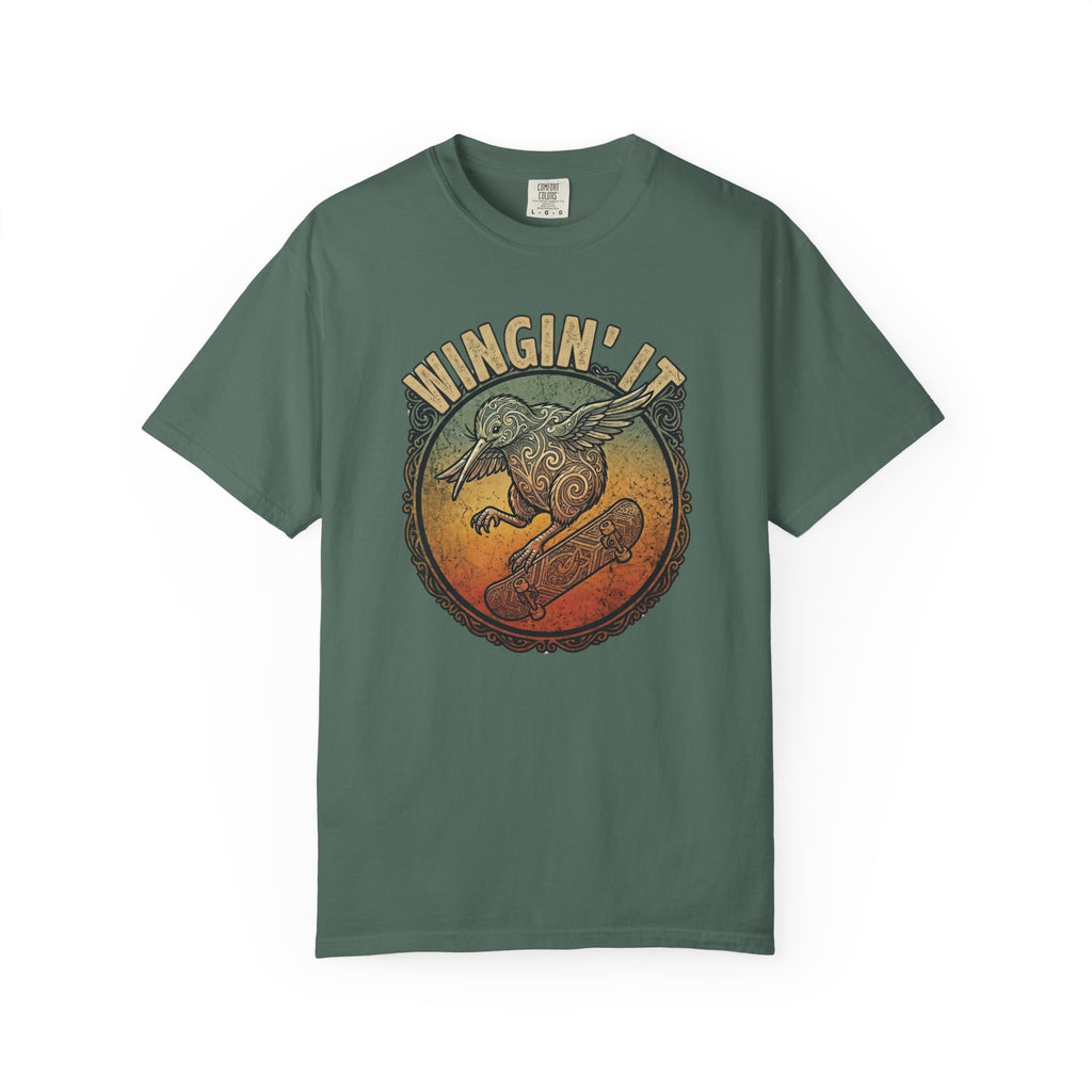Wingin' It Kiwi  – Vintage Style Graphic Tee