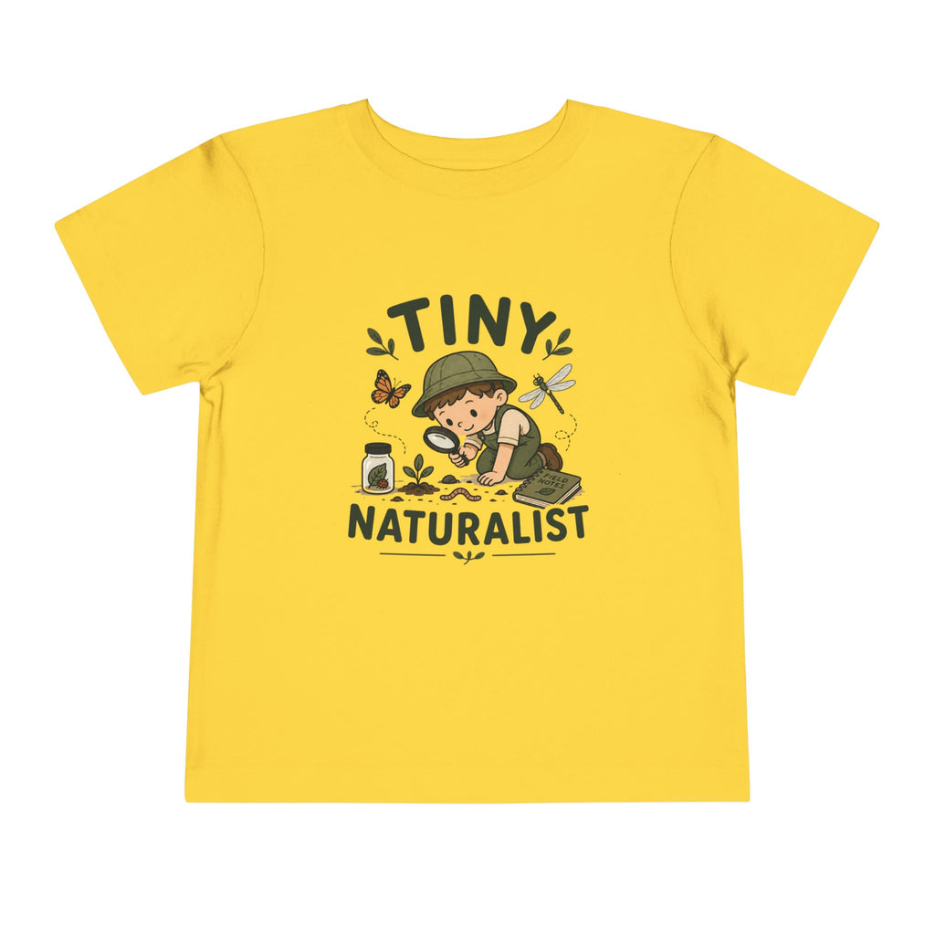 Tiny Naturalist Toddler Tee — Cute Boy Explorer Shirt