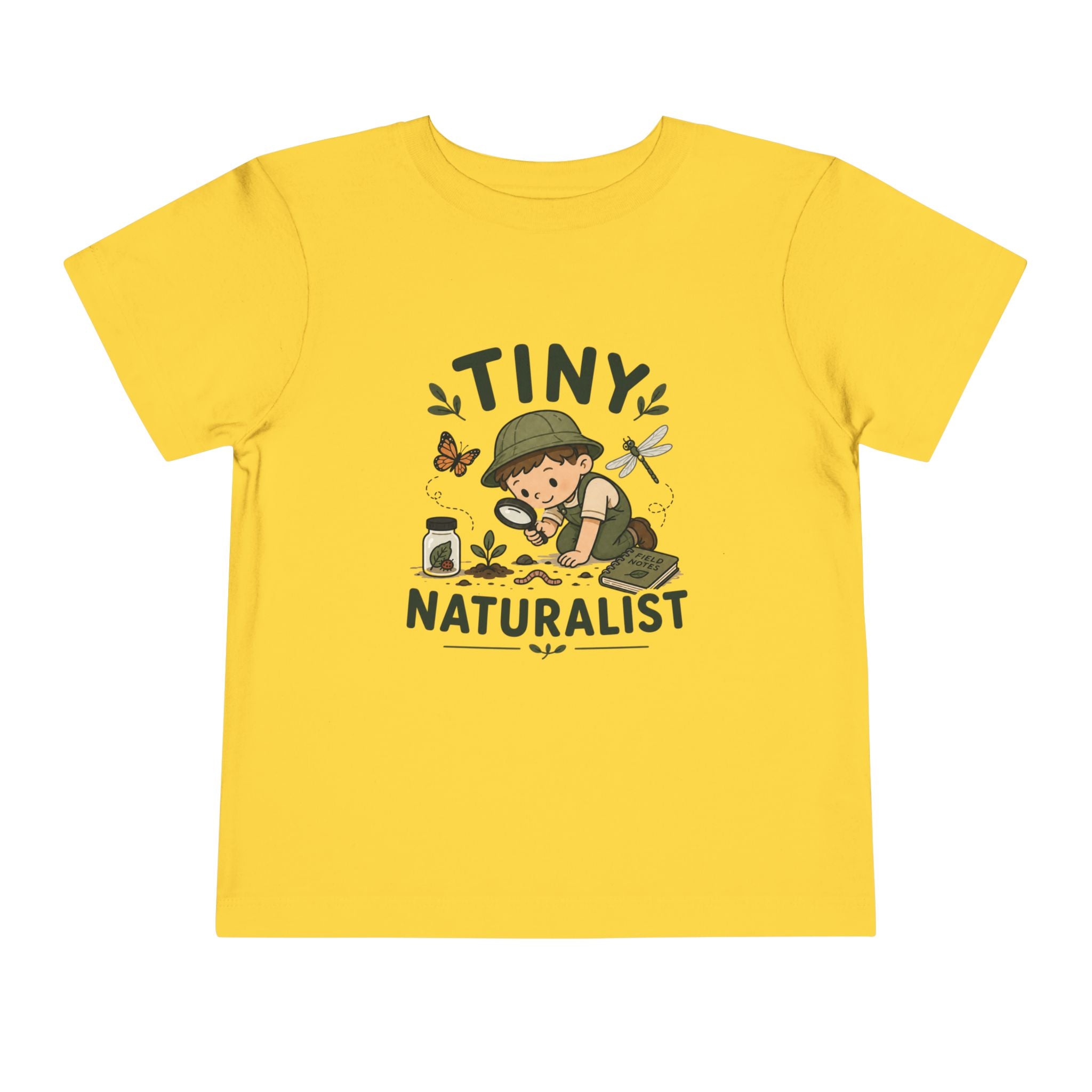 Tiny Naturalist Toddler Tee — Cute Boy Explorer Shirt