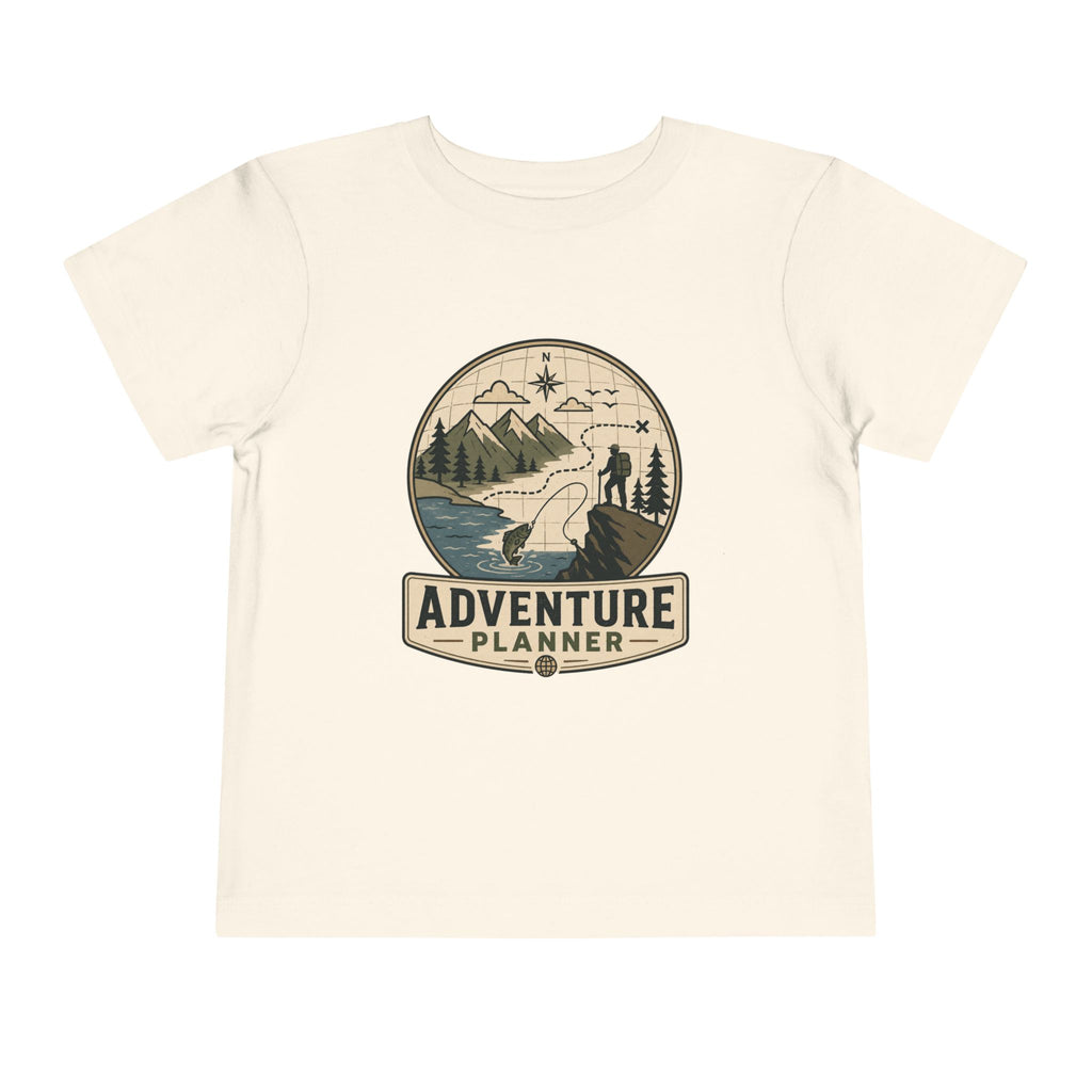 "Adventure Planner" Hiking Graphic Toddler Tee