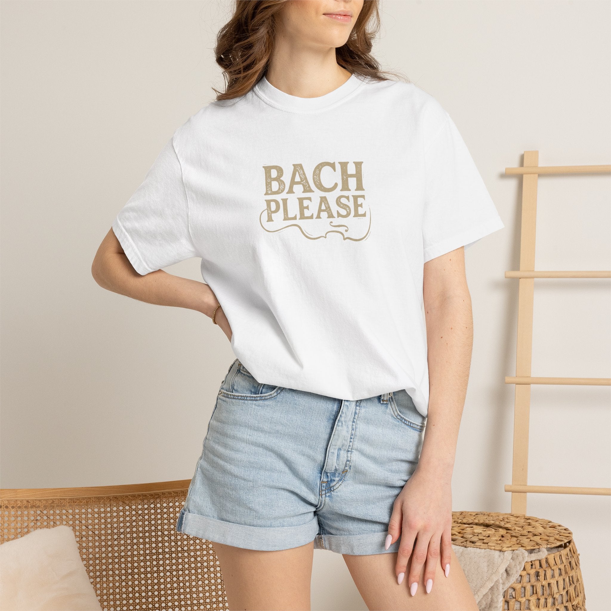 Bach Please T-Shirt — Funny Musician Tee for Classical Music Lovers