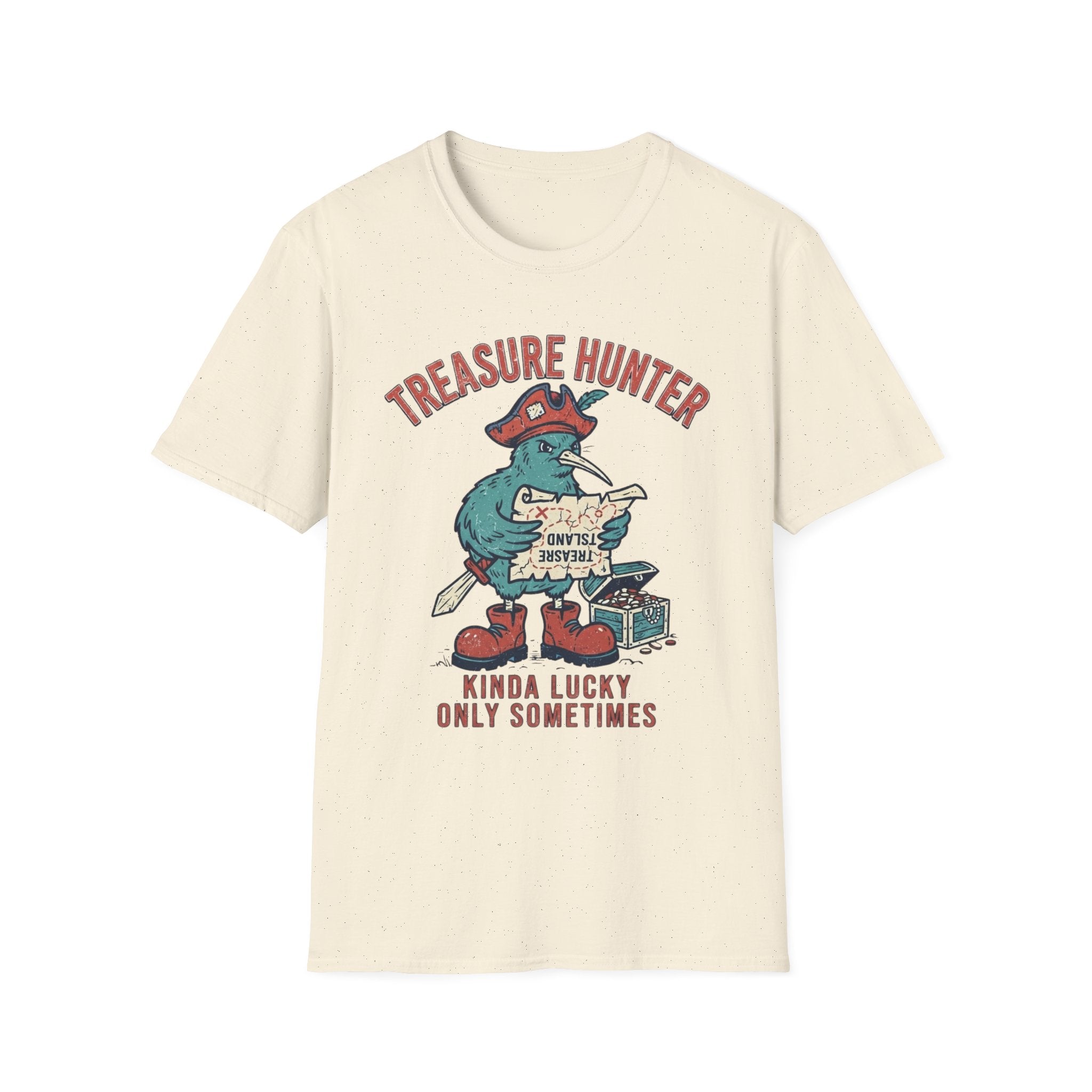 Treasure Hunter Pirate Kiwi T + Adult Size