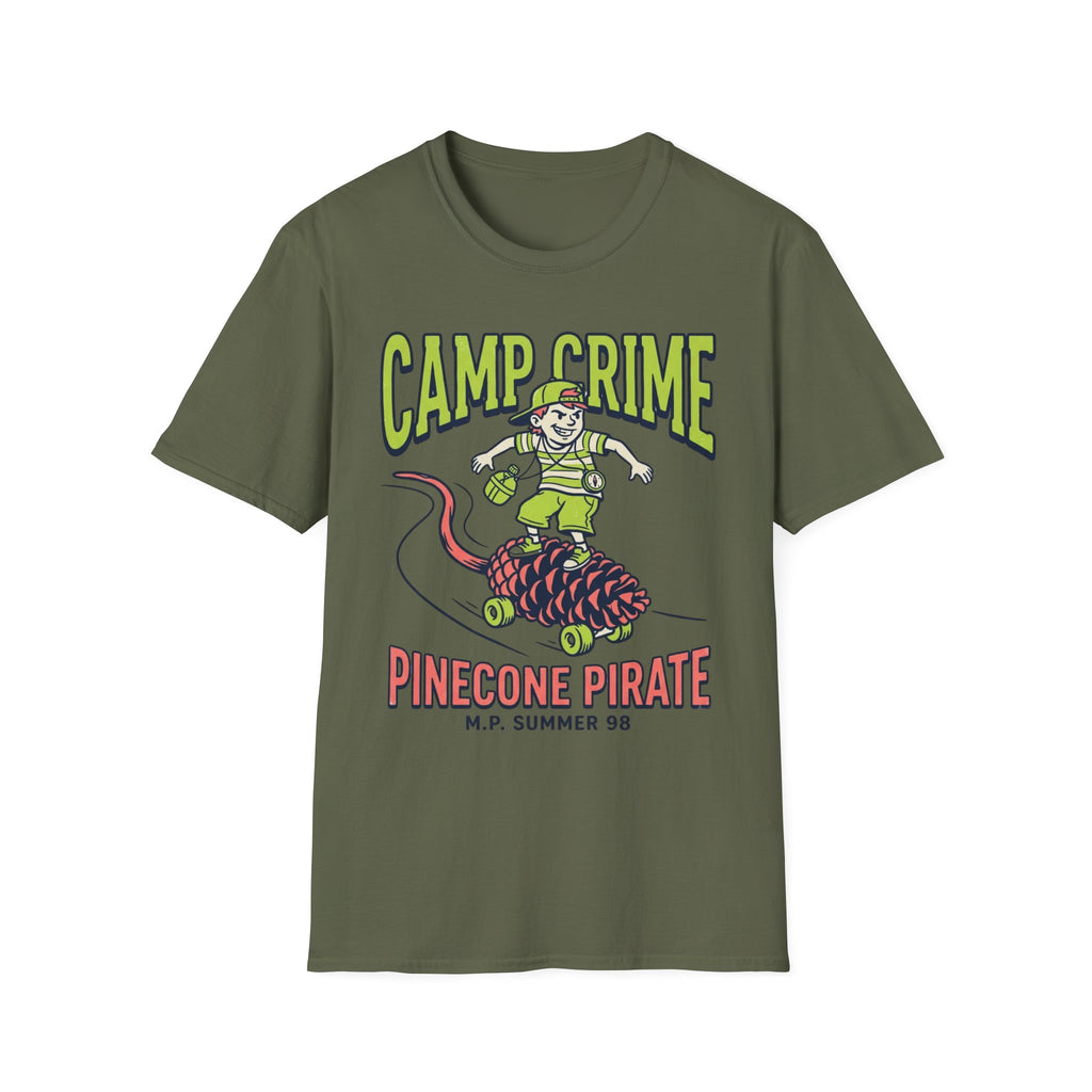 Camp Crime Pinecone Pirate T + Adult Size