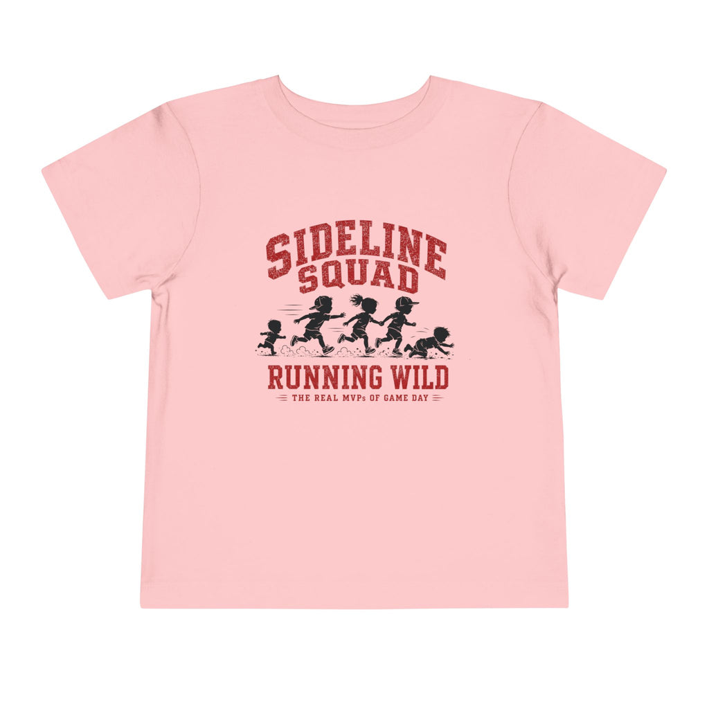 "Sideline Squad Running Wild" Toddler Sports Fan Shirt