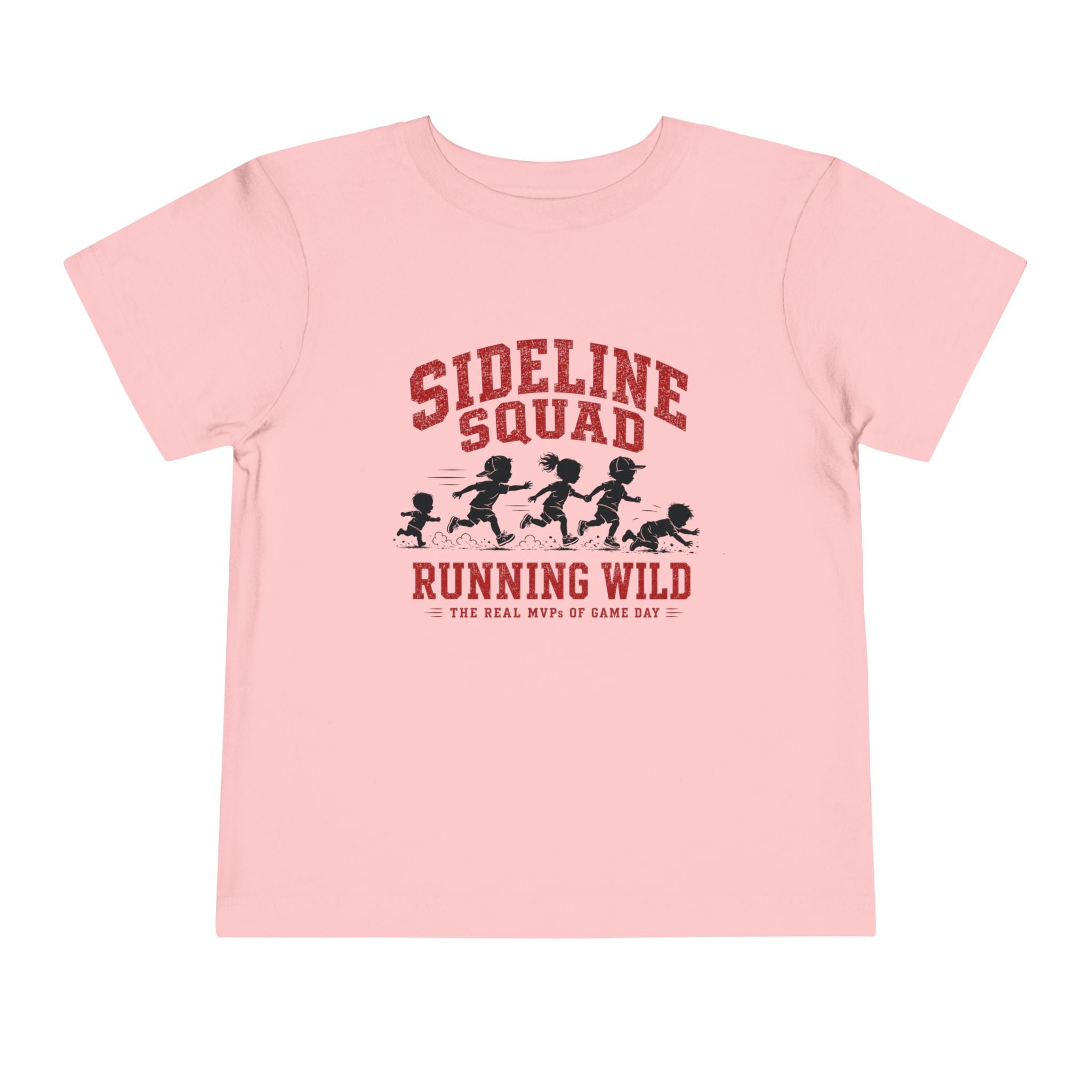"Sideline Squad Running Wild" Toddler Sports Fan Shirt
