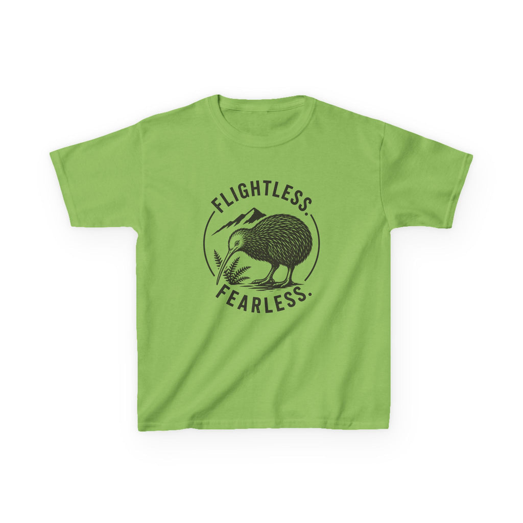 'Flightless Fearless' Kiwi Graphic T-Shirt