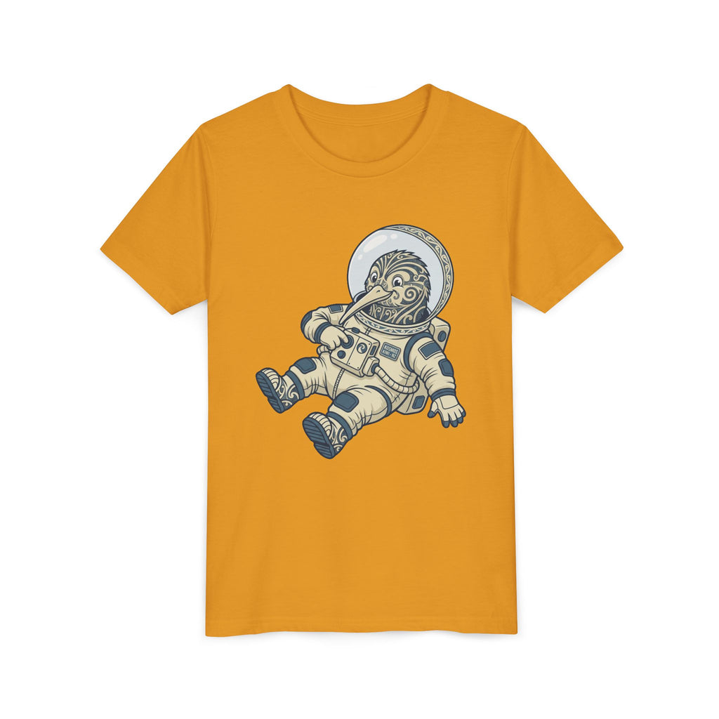 Youth Tee — Cute Astronaut Kiwi Spacesuit Graphic