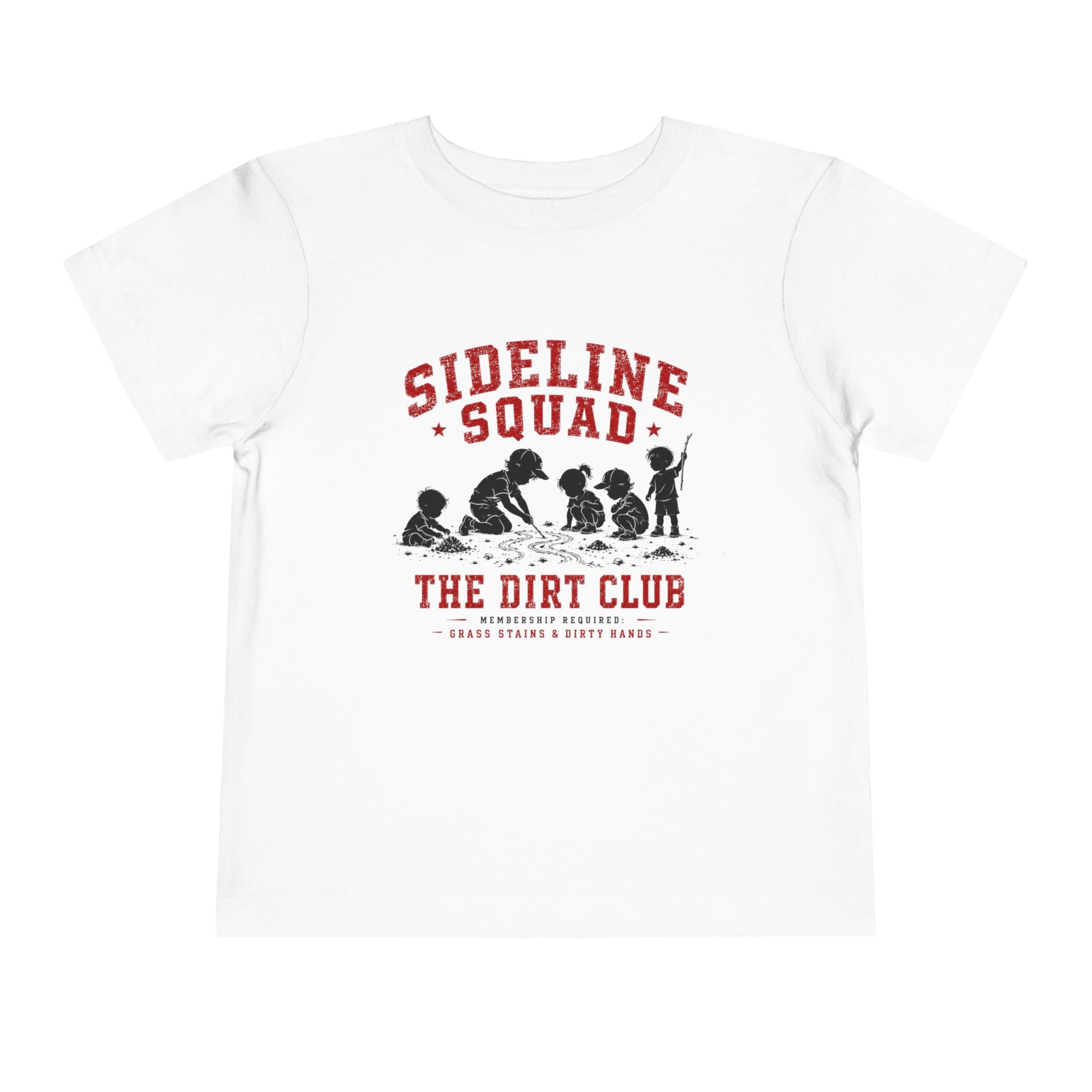"Sideline Squad: The Dirt Club" Sports Graphic Shirt