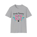 Dearly Departed 67 Funny Memorial T + Adult Size