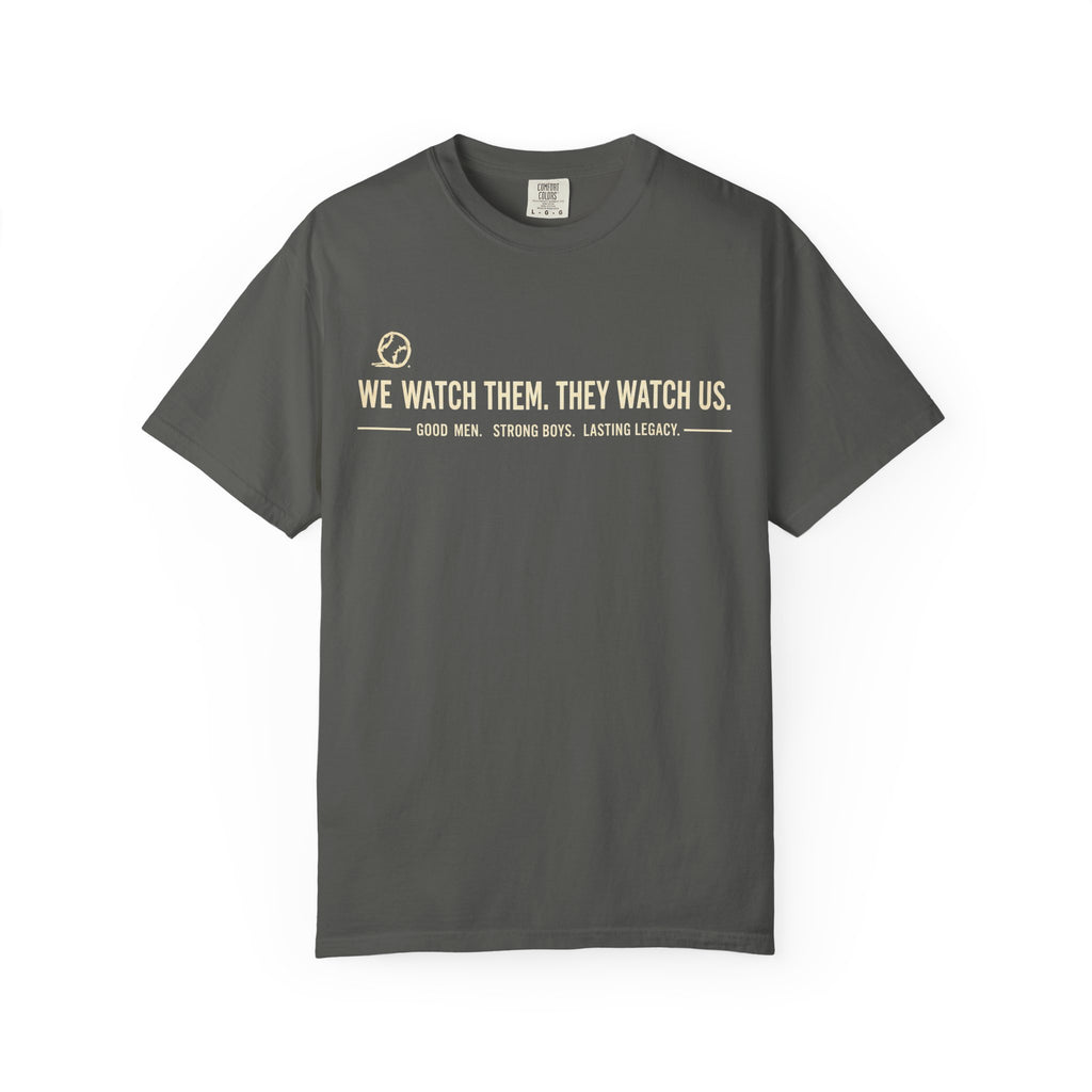 We Watch Them. They Watch Us. Coaches Tribute Tee