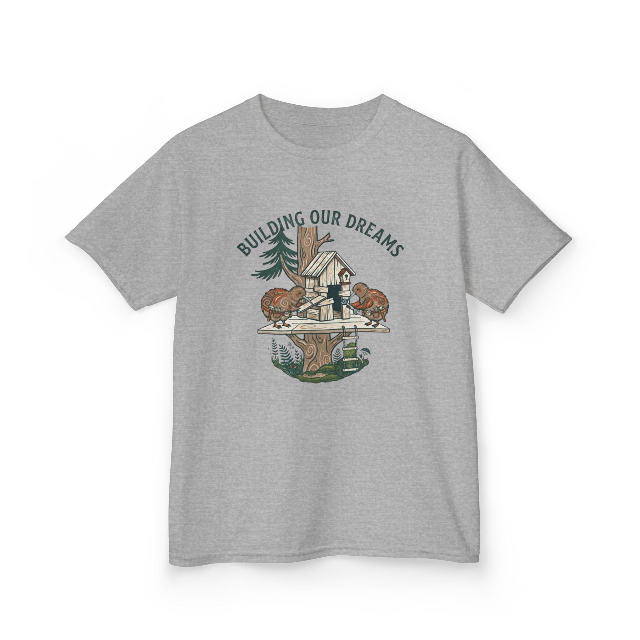 "Building Our Dreams" Kiwi Treehouse Adventure Shirt