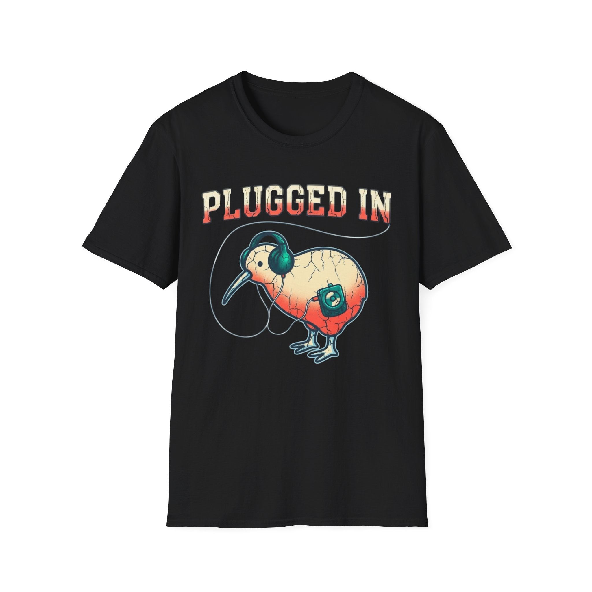 Plugged In Retro Kiwi T‑Shirt