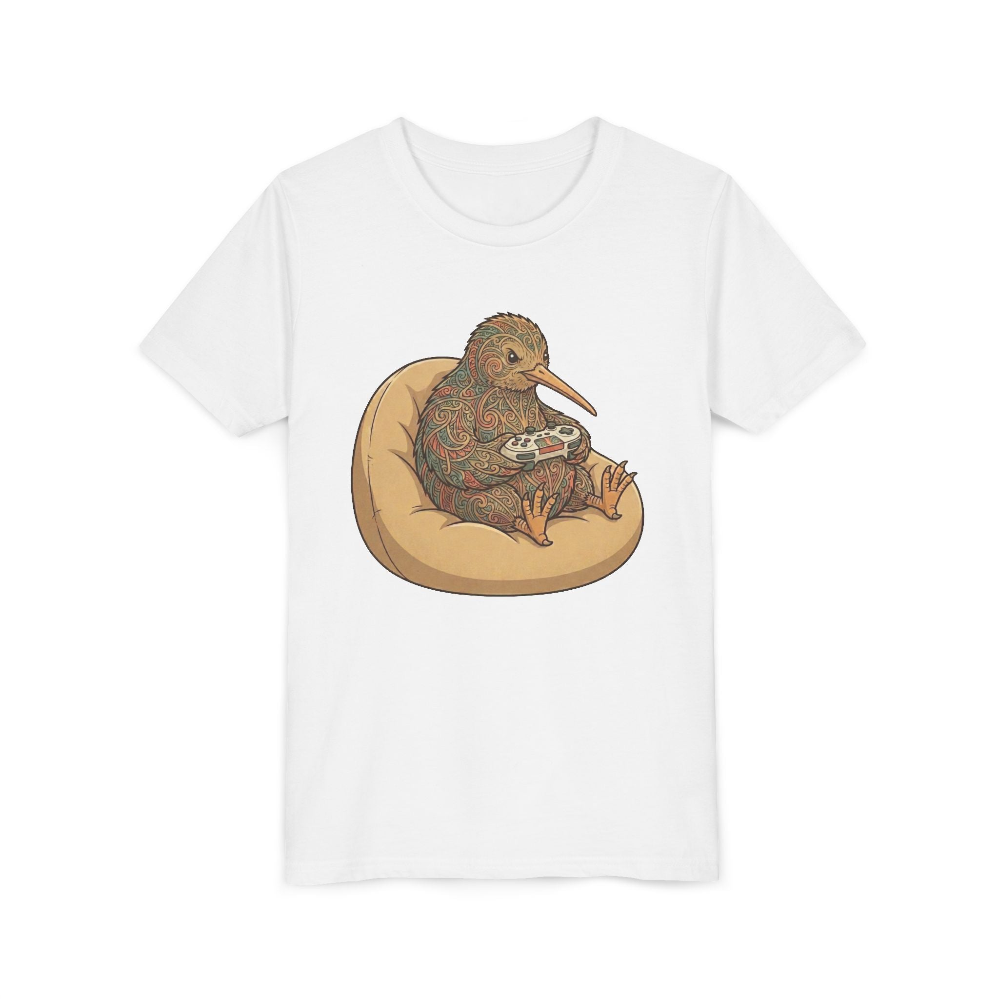 Youth Tee —Kiwi Bird Gaming Graphic