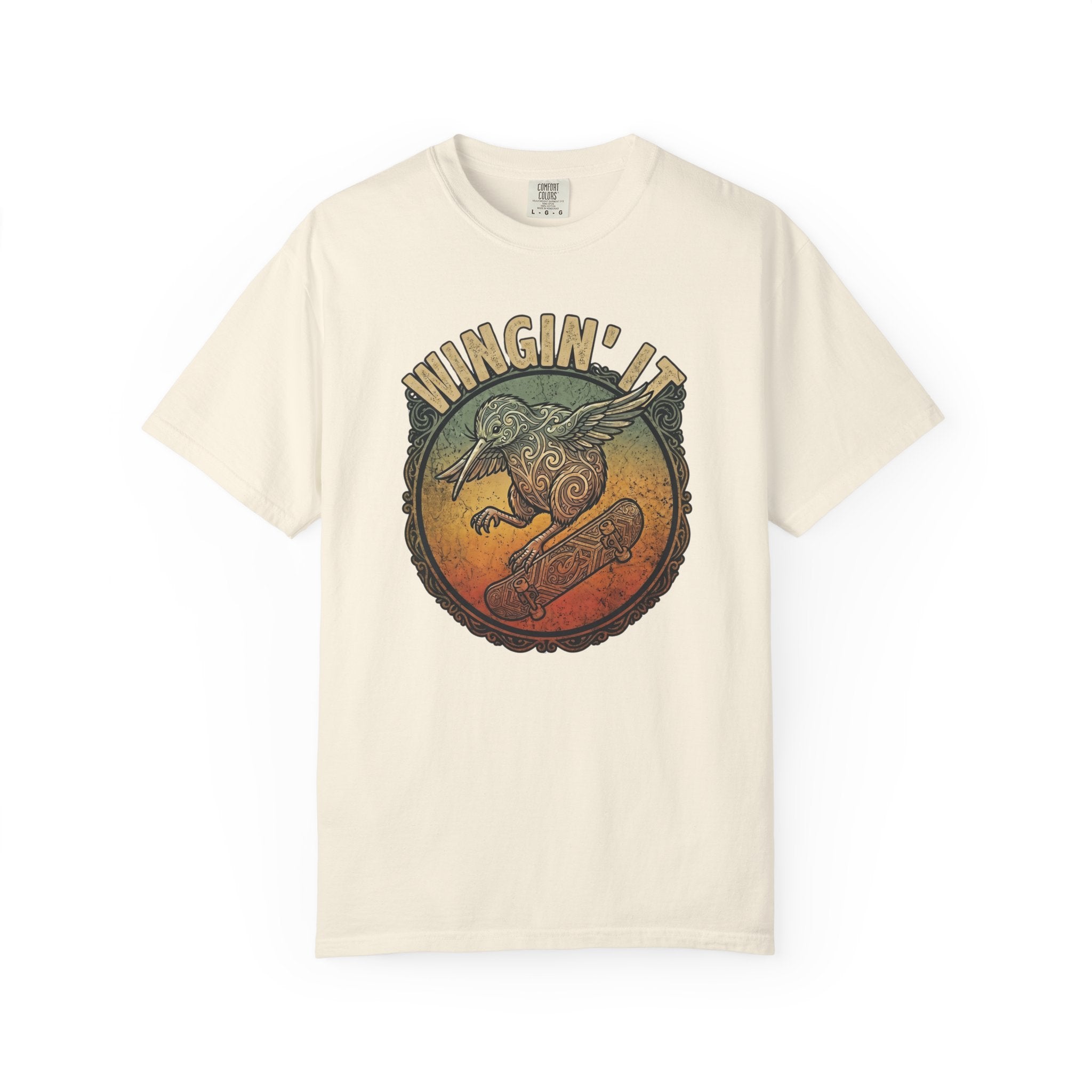 Wingin' It Kiwi  – Vintage Style Graphic Tee
