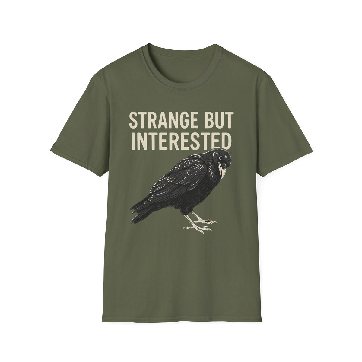 Strange But Interested Raven T +Adult Size
