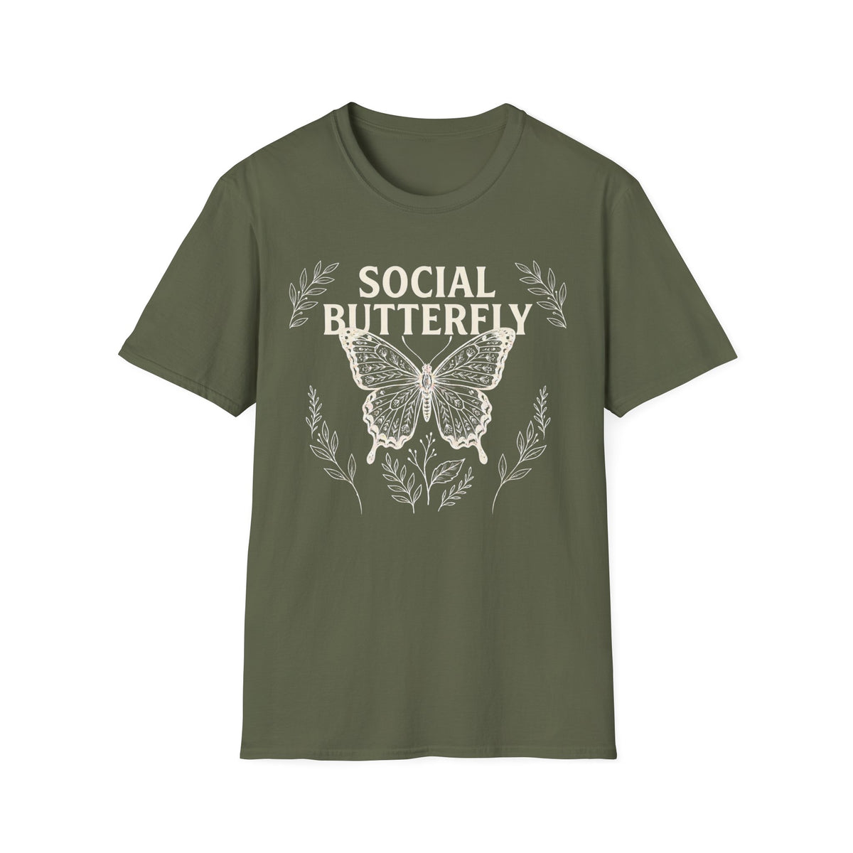 Social Butterfly T +Adult Size