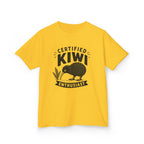 "Certified Kiwi Enthusiast" Kids Graphic Tee