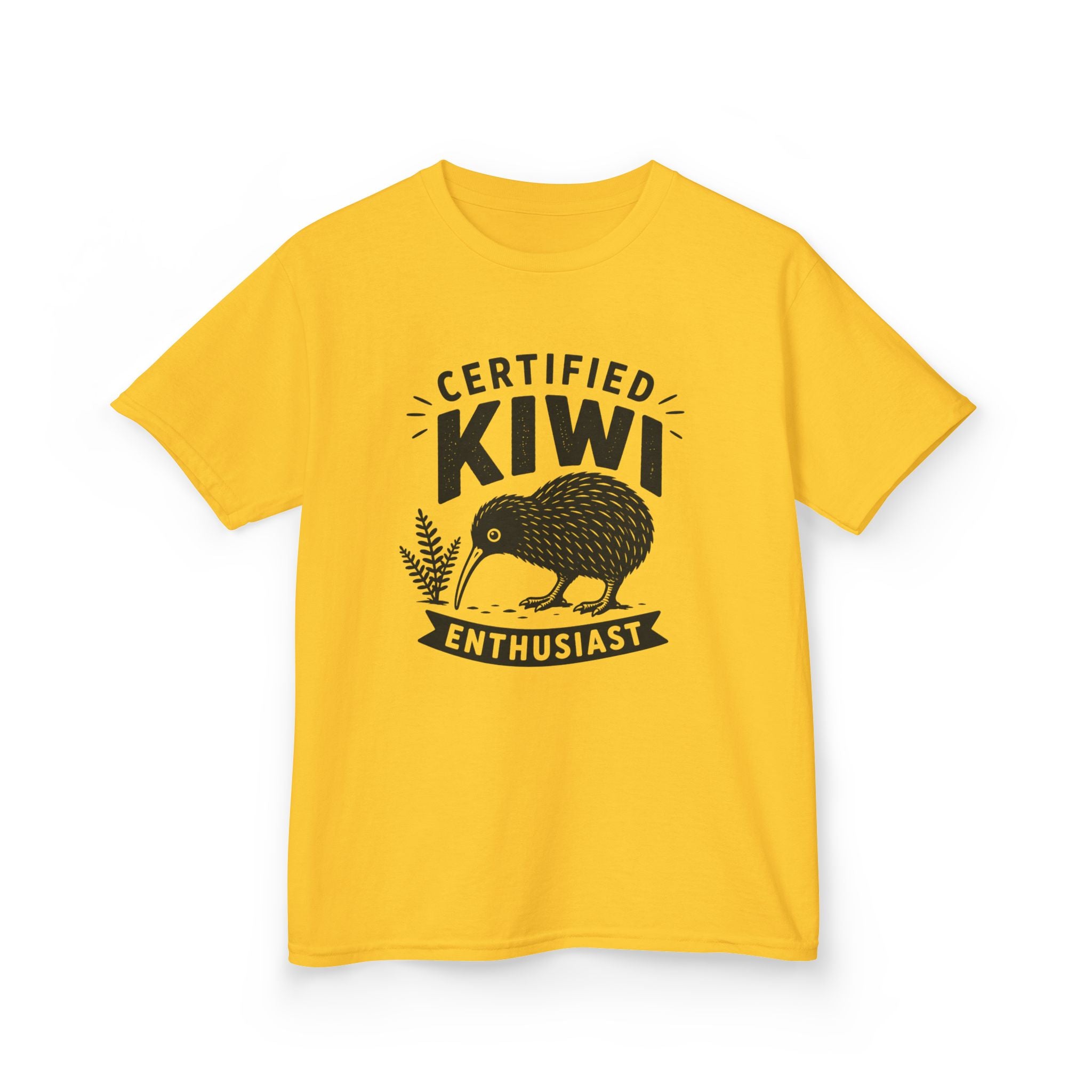 "Certified Kiwi Enthusiast" Kids Graphic Tee