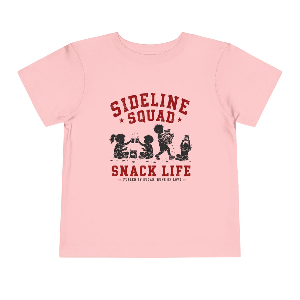"Sideline Squad Snack Life" Toddler Sideline Shirt