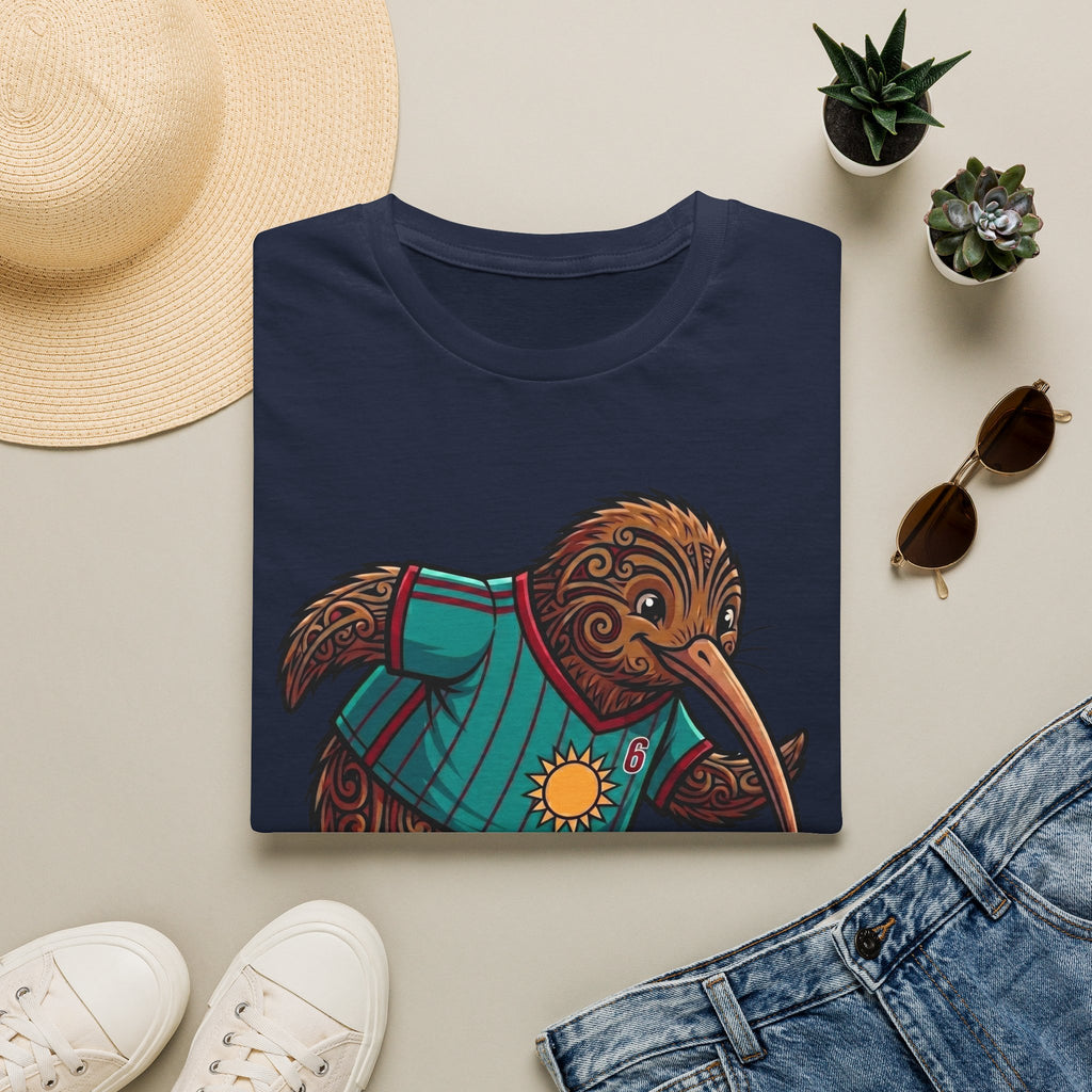 FIFA 2026 Kiwi Soccer Player T-Shirt, Funny Football Bird Graphic Tee, Unique New Zealand Sports Gift for Adults