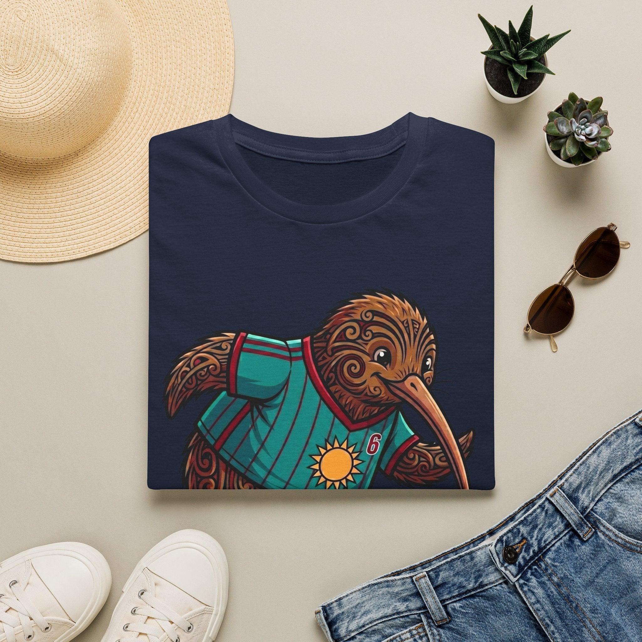 FIFA 2026 Kiwi Soccer Player T-Shirt, Funny Football Bird Graphic Tee, Unique New Zealand Sports Gift for Adults
