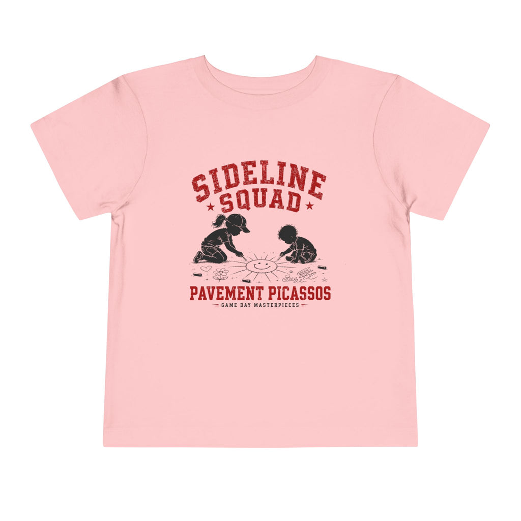 "Sideline Squad" Pavement Picassos Toddler Tee