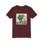 Youth Tee — Kiwi Bird on Mountains Graphic Shirt
