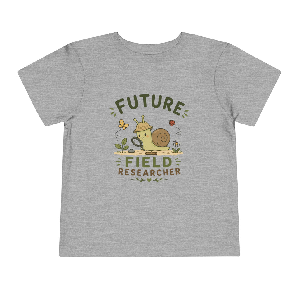 "Future Field Researcher" Snail Nature Toddler Shirt