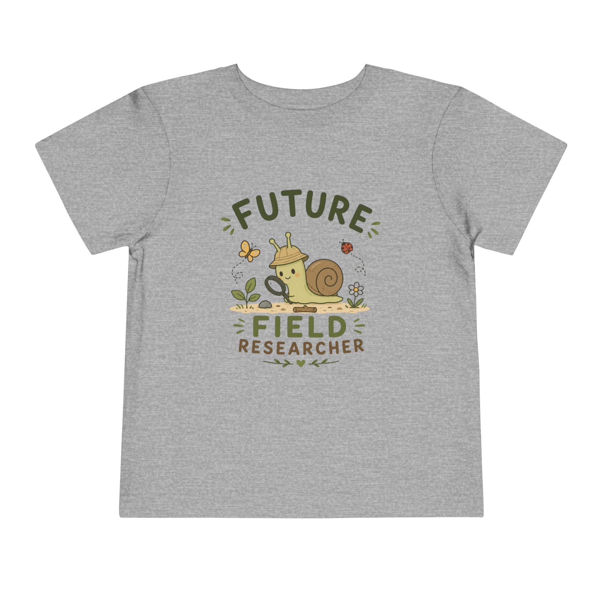 "Future Field Researcher" Snail Nature Toddler Shirt