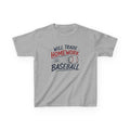 "Will Trade Homework for Baseball" Graphic Shirt + Youth Size