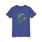 Kids Kiwi Bird Bicycle T‑Shirt – Cute Animal Cycling Graphic Tee for Children