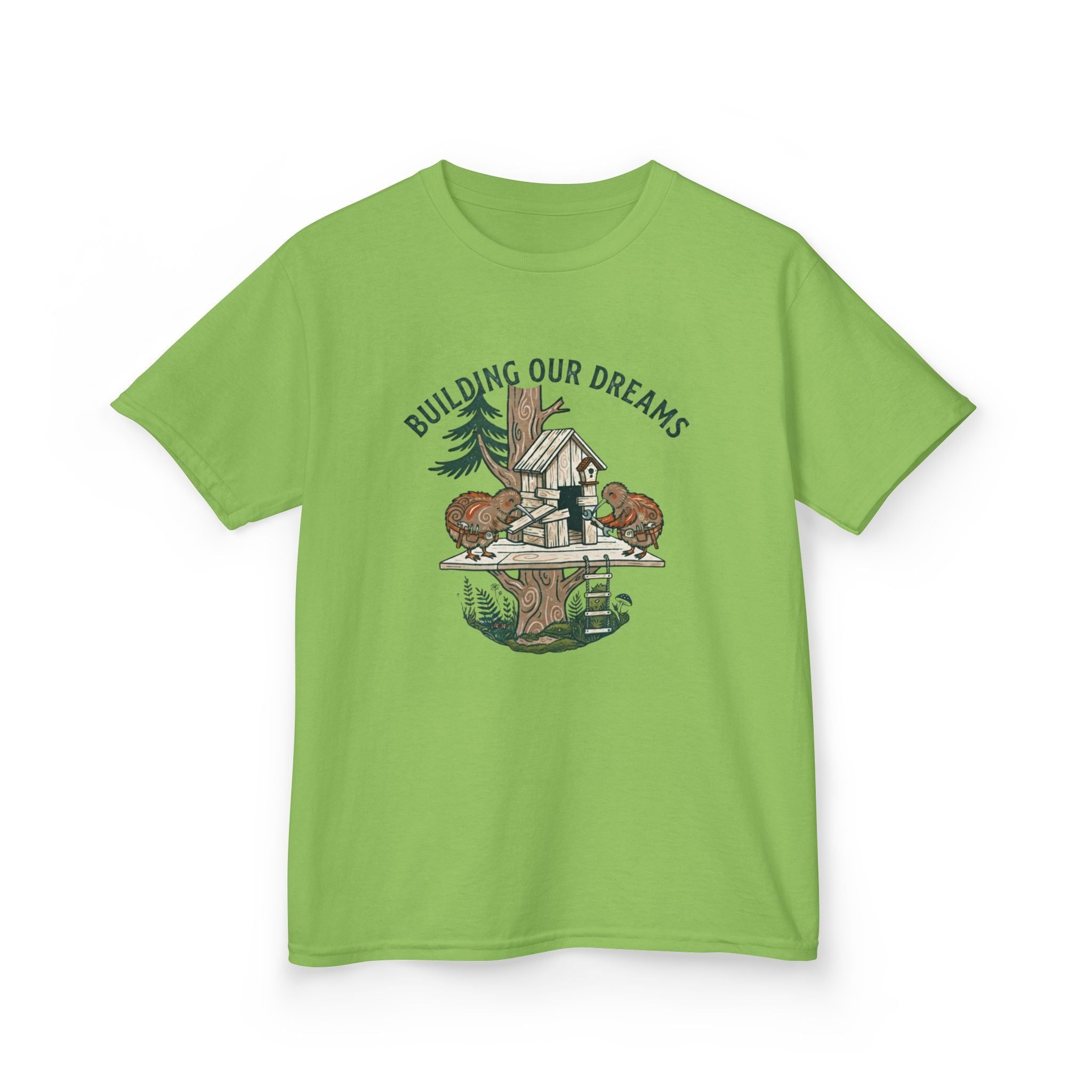 "Building Our Dreams" Kiwi Treehouse Adventure Shirt